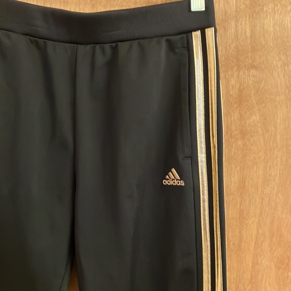 Adidas Youth rose gold and black track pants - Picture 2 of 15